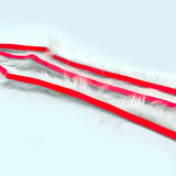 Magnum Bling Rabbit Strips - White / Fluorescent Fire Red